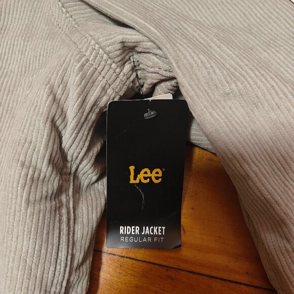 Lee gray corduroy sherpa lined rider jacket NWT - Picture 10 of 13
